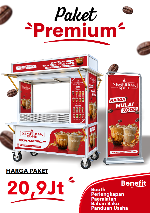 Brosur Paket Premium Semerbak Kopie, harga Rp 20,9 juta