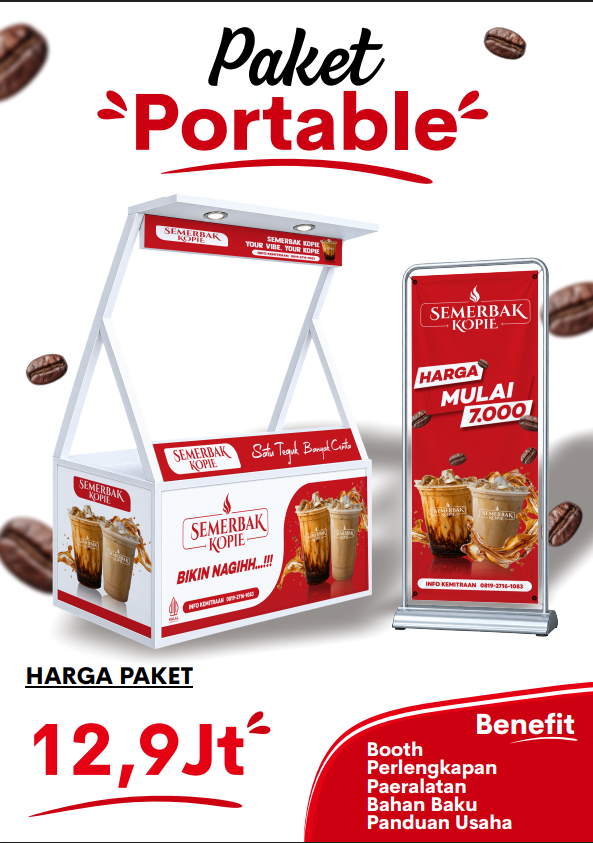 Brosur Paket Portable Semerbak Kopie, harga Rp 12,9 juta